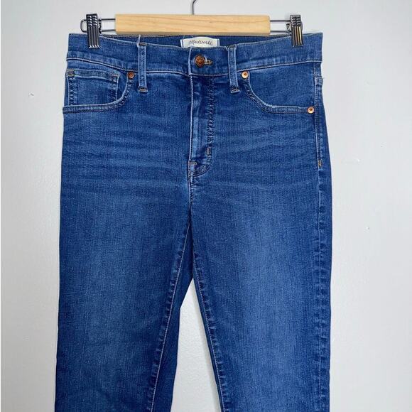 Madewell 9" Mid-Rise Skinny Jeans Medium Blue Wash Women's Size 28 - Picture 4 of 8